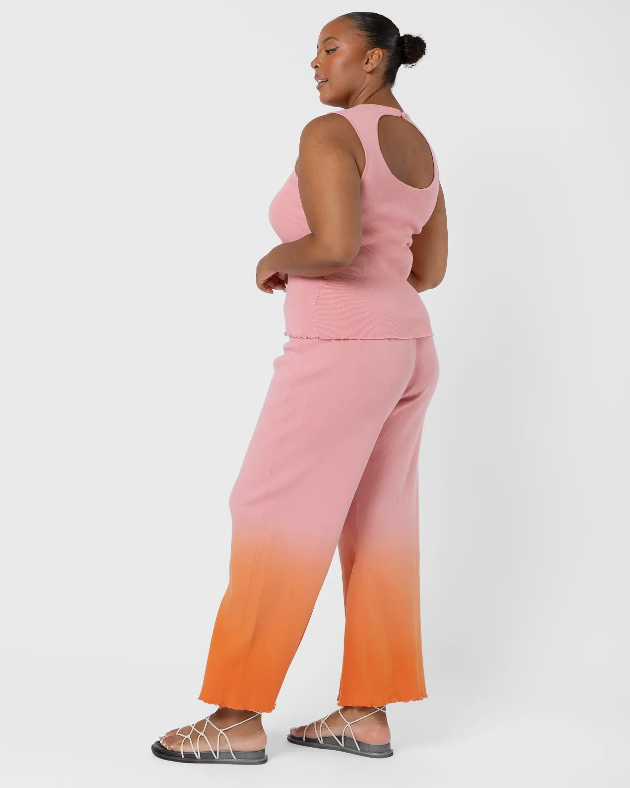 WAREHOUSE SALE | Hazel Knit Pants | Sunset Ombre