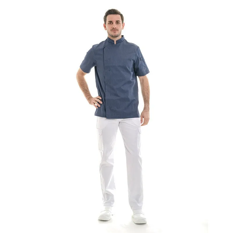 White Kitchen Pants with Side Pockets - MANELLI