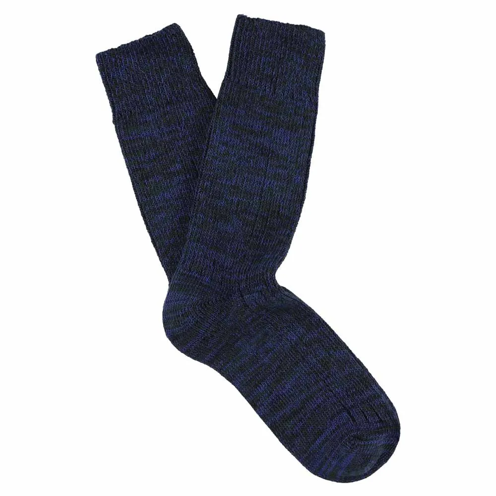 Women Melange Socks - Blue